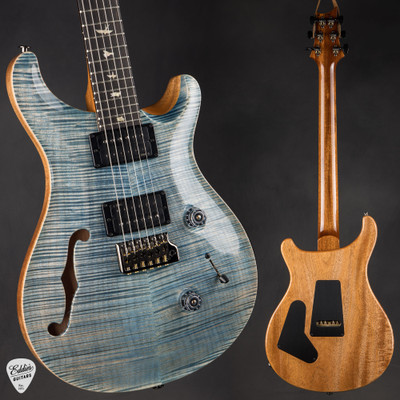 PRS Limited Edition Custom 24 Semi Hollow Faded Indigo Electric Guitar