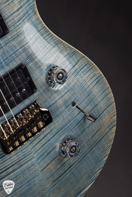 PRS Limited Edition Custom 24 Semi Hollow Faded Indigo Electric Guitar