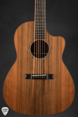 Huss and Dalton FS Custom Acoustic Guitar with Sinker Redwood and Figured Black Walnut