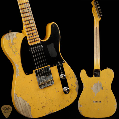 Fender Custom Shop '52 Telecaster Heavy Relic - Aged Nocaster Blonde