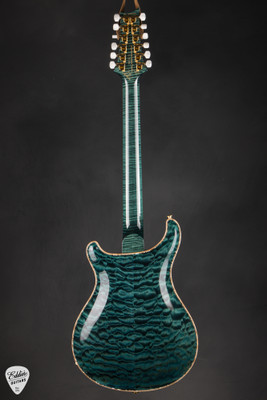 2024 Paul Reed Smith Private Stock 11683 Hollowbody II 12 String Teal Black Electric Guitar