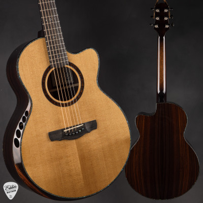 Ryan Nightingale Grand Soloist Torrefied Sitka Spruce and Figured Indian Rosewood Acoustic Guitar