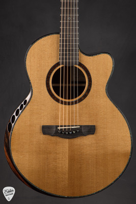 Ryan Nightingale Grand Soloist Torrefied Sitka Spruce and Figured Indian Rosewood Acoustic Guitar