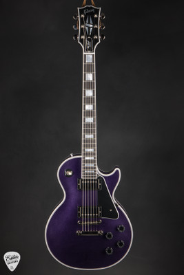Gibson Custom Shop Dealer Select Les Paul Custom Gloss Purple Sparkle electric guitar