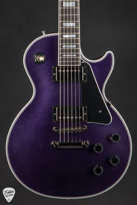 Gibson Custom Shop Dealer Select Les Paul Custom Gloss Purple Sparkle electric guitar