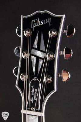 Gibson Custom Shop Dealer Select Les Paul Custom Gloss Purple Sparkle electric guitar
