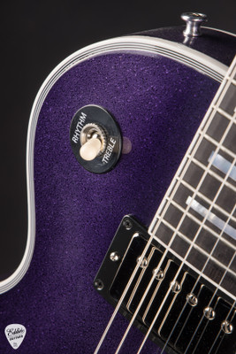 Gibson Custom Shop Dealer Select Les Paul Custom Gloss Purple Sparkle electric guitar