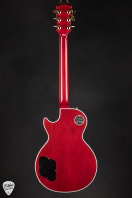 Gibson Custom Shop Dealer Select Les Paul Custom 5A Quilt Tree Of Life Fireburst electric guitar