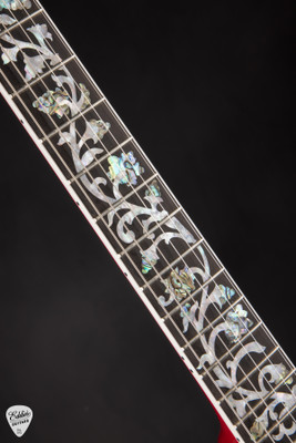 Gibson Custom Shop Dealer Select Les Paul Custom 5A Quilt Tree Of Life Fireburst electric guitar