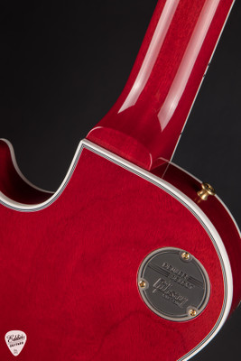 Gibson Custom Shop Dealer Select Les Paul Custom 5A Quilt Tree Of Life Fireburst electric guitar