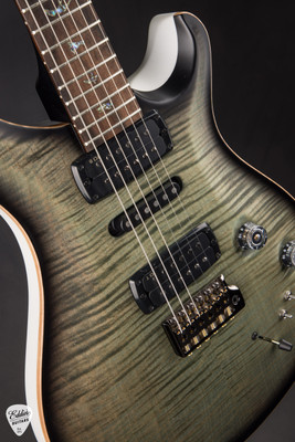 PRS Eddies Guitars Wood Library Modern Eagle V Trampas Green Electric Guitar