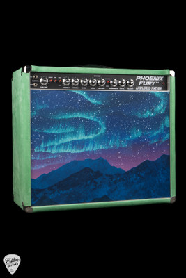 Amplified Nation Phoenix Fury 50w 1x12 Combo Emerald Green Suede & Northern Lights Guitar Amplifier