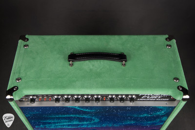 Amplified Nation Phoenix Fury 50w 1x12 Combo Emerald Green Suede & Northern Lights Guitar Amplifier