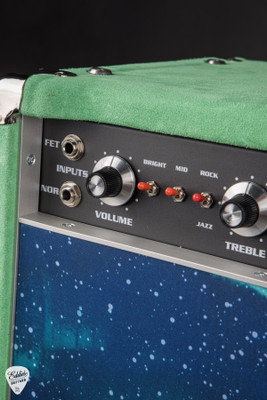 Amplified Nation Phoenix Fury 50w 1x12 Combo Emerald Green Suede & Northern Lights Guitar Amplifier
