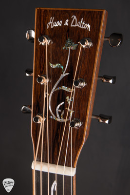 Huss and Dalton TOM R Custom Acoustic Guitar with Dark Forest Century Cypress and Madagascar Rosewood