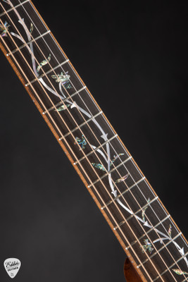 Huss and Dalton TOM R Custom Acoustic Guitar with Dark Forest Century Cypress and Madagascar Rosewood