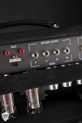 Amplified Nation Ampliphonix and Gain 100w Head with 2x12 Speaker Cab Black Suede and Saturn Devouring His Son Guitar Head and Cabinet