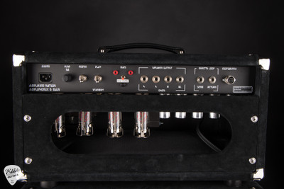 Amplified Nation Ampliphonix and Gain 100w Head with 2x12 Speaker Cab Black Suede and Saturn Devouring His Son Guitar Head and Cabinet