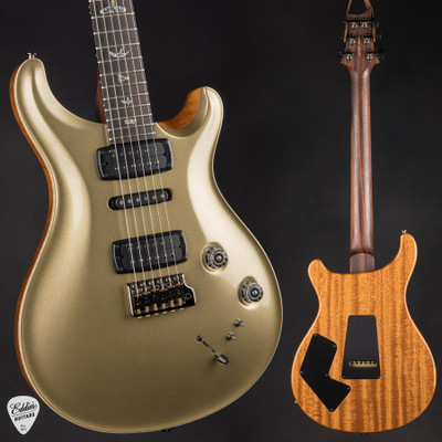 PRS Eddies Guitars Wood Library Modern Eagle V Champagne Gold Metallic (Natural Back) Electric Guitar