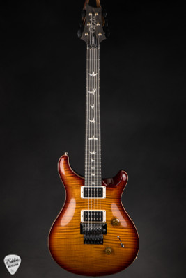 Paul Reed Smith Custom 24 Floyd Electric Guitar in Dark Cherry Sunburst