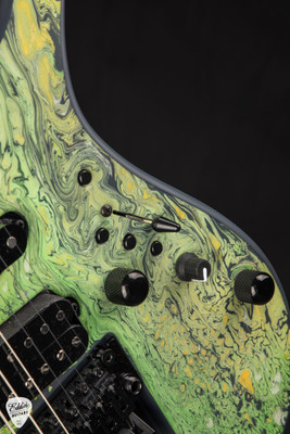 James Tyler Ultimate Weapon Toxic Shmear Top with Toxic Grey Back and Sides Electric Guitar
