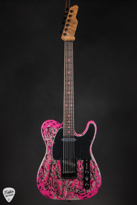 James Tyler Tylerbastar Neon Pink Shmear Electric Guitar