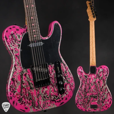 James Tyler Tylerbastar Neon Pink Shmear Electric Guitar