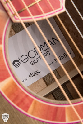 Brendan OGorman Moir 12 Fret Acoustic Guitar in Dark Forest Century Cypress and Birdseye Maple