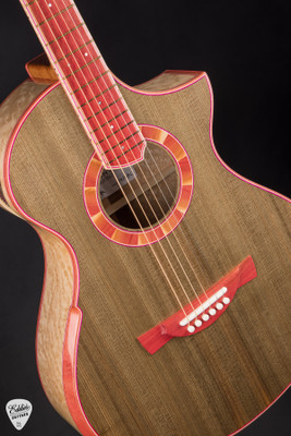 Brendan OGorman Moir 12 Fret Acoustic Guitar in Dark Forest Century Cypress and Birdseye Maple