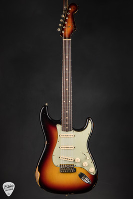Fender Custom Shop Limited Edition 1960 Stratocaster Relic 3 Tone Sunburst Summer Showcase Event Instrument Electric Guitar