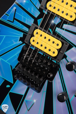 Jackson Custom Shop USA Special Edition Soloist Shattered Glass Variant X Summer Showcase Event Instrument Electric Guitar