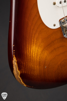 Fender Custom Shop Limited Edition 50s Dualmag Stratocaster Relic Violin Burst Summer Showcase Event Instrument Electric Guitar