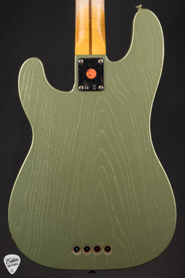 Fender Custom Shop Faded Aged Custom 1951 Precision Bass Sage Green Metallic Summer Showcase Event Instrument Electric Bass