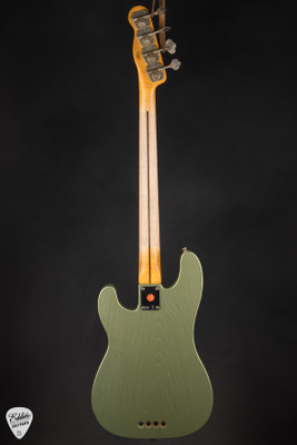 Fender Custom Shop Faded Aged Custom 1951 Precision Bass Sage Green Metallic Summer Showcase Event Instrument Electric Bass