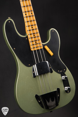 Fender Custom Shop Faded Aged Custom 1951 Precision Bass Sage Green Metallic Summer Showcase Event Instrument Electric Bass