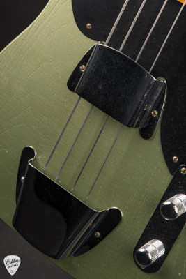 Fender Custom Shop Faded Aged Custom 1951 Precision Bass Sage Green Metallic Summer Showcase Event Instrument Electric Bass