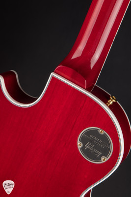 Gibson Custom Shop Dealer Select Les Paul Custom 5A Quilt Tree Of Life Fireburst Electric Guitar