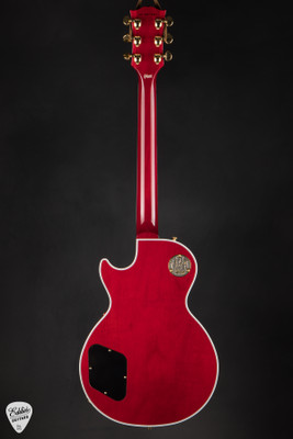 Gibson Custom Shop Dealer Select Les Paul Custom 5A Quilt Tree Of Life Fireburst Electric Guitar