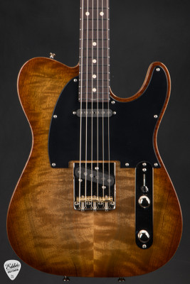 Tom Anderson Top T Icon Contoured Honey Shaded Edge with Binding Electric Guitar