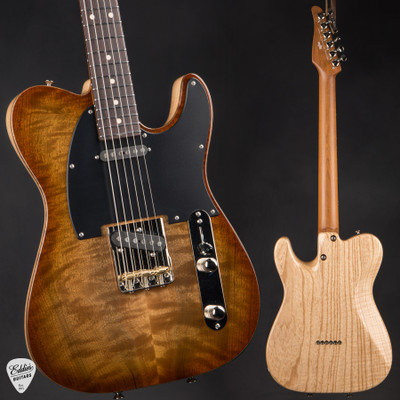 Tom Anderson Top T Icon Contoured Honey Shaded Edge with Binding Electric Guitar