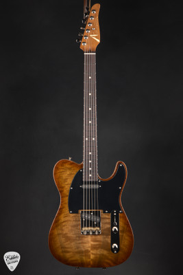 Tom Anderson Top T Icon Contoured Honey Shaded Edge with Binding Electric Guitar