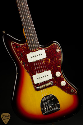 Fender Custom Shop 62 Jazzmaster Journeyman - Aged 3 Color Sunburst