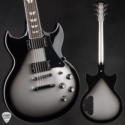 Woodrite Warlord Standard Electric Guitar in Silverburst