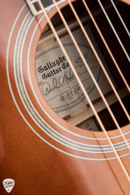Gallagher Doc Watson Acoustic Guitar with Sitka Spruce and Mahogany in Sunburst