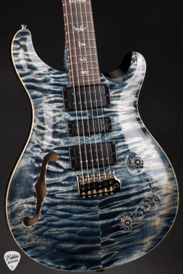 Paul Reed Smith Eddie’s Guitars Wood Library Special Semi Hollow Electric Guitar in Faded Whale Blue