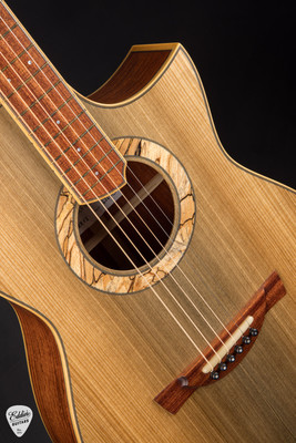 Brendan OGorman Forres 12 Fret Acoustic Guitar with Dark Forest Cypress and Andaman Padauk