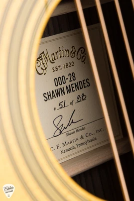 Martin 000 28 Shawn Mendes Acoustic Guitar number 51 of 88