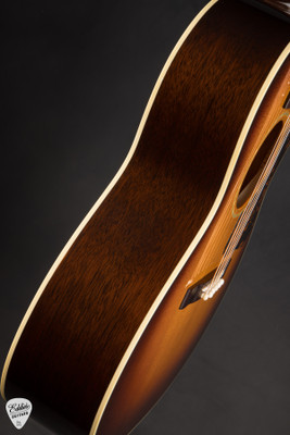 Fairbanks F20 Salvage Acoustic Guitar in Burst with Sinker Sitka Spruce and Old Mahogany