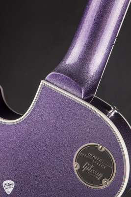 Gibson Custom Shop Dealer Select Les Paul Custom Gloss Purple Sparkle Electric Guitar