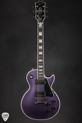 Gibson Custom Shop Dealer Select Les Paul Custom Gloss Purple Sparkle Electric Guitar